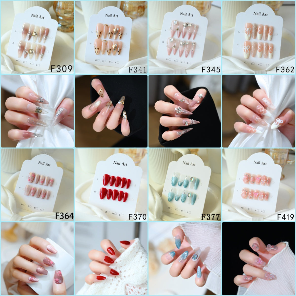 トレンドトラップネイルアートスタジオ：ミニマリストからグラムまで、あらゆるバイブのための40以上のプレスオンセット！